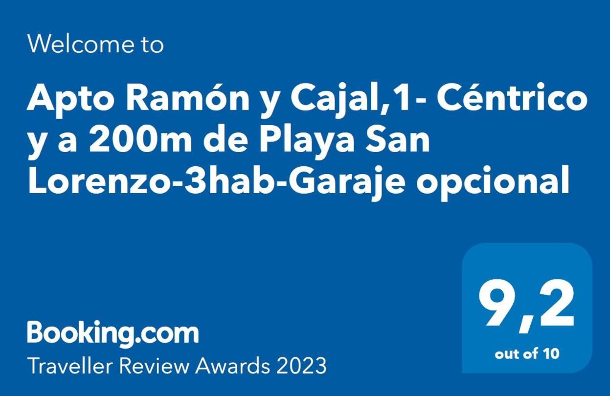 גיחון Apto Ramon Y Cajal,1- Centrico Y Cerca De Playa San Lorenzo-3Hab Garaje Opc מראה חיצוני תמונה